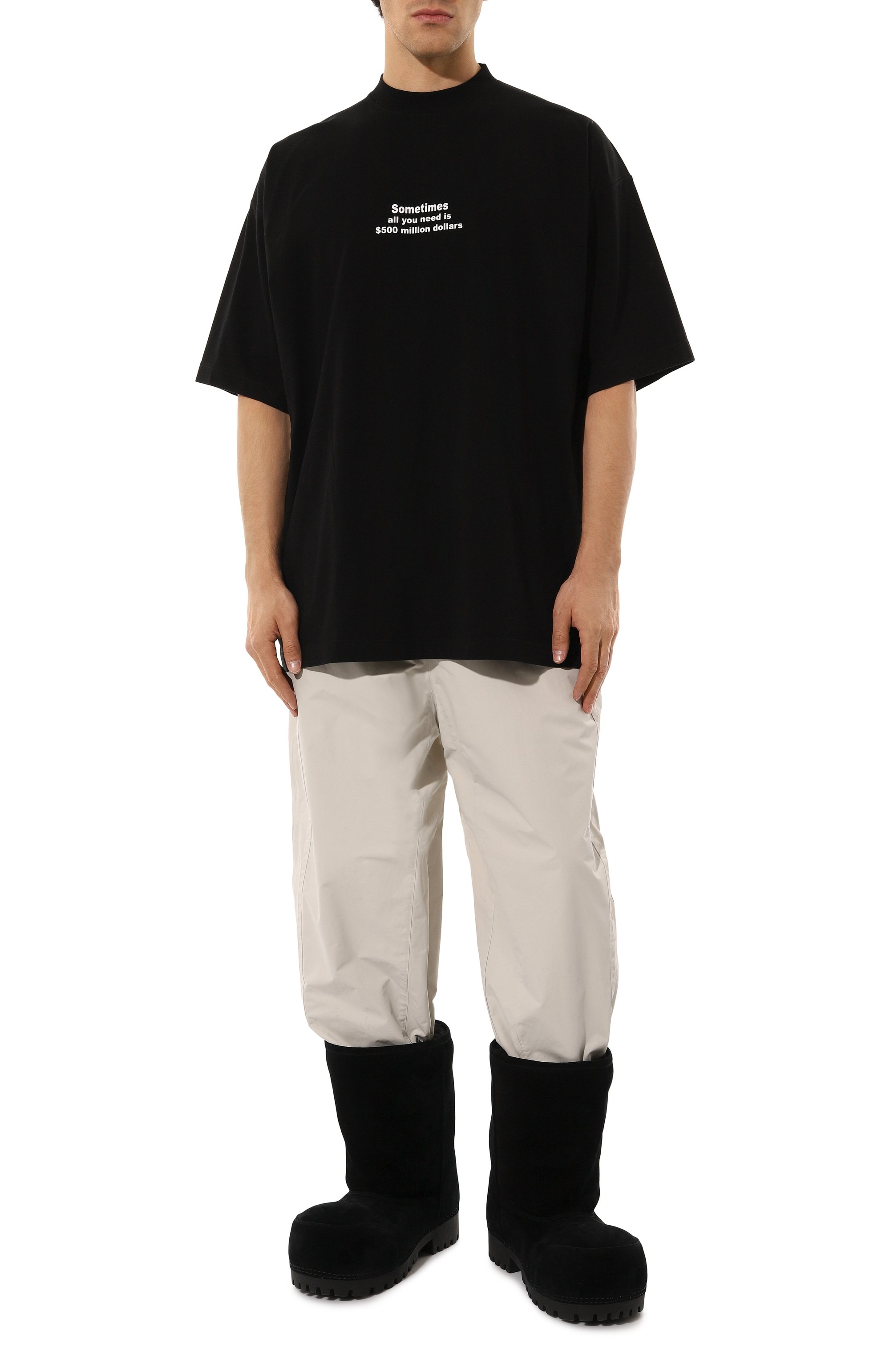 Хлопковая футболка VETEMENTS, арт. UA66TR690B, фото 5