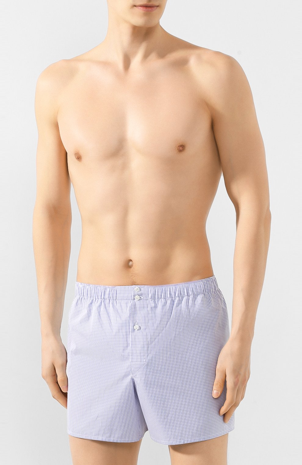 Хлопковые боксеры ROBERTO RICETTI синего цвета по цене 7995 руб., арт. B0XER DB1/BR953, фото 2 Хлопковые боксеры ROBERTO RICETTI, арт. B0XER DB1/BR953, фото 2