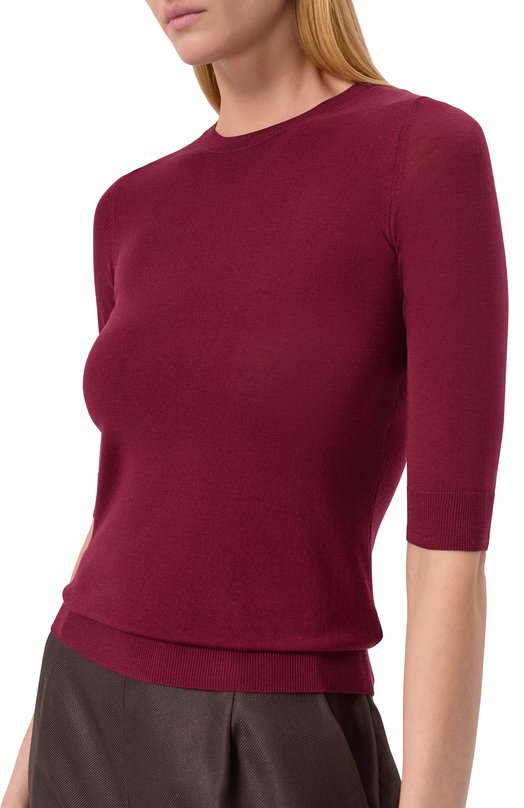 Шерстяной пуловер MVST M0-M25.1MW.K403/34-48 Бордовый  M0-M25.1MW.K403/34-48 Фото 5