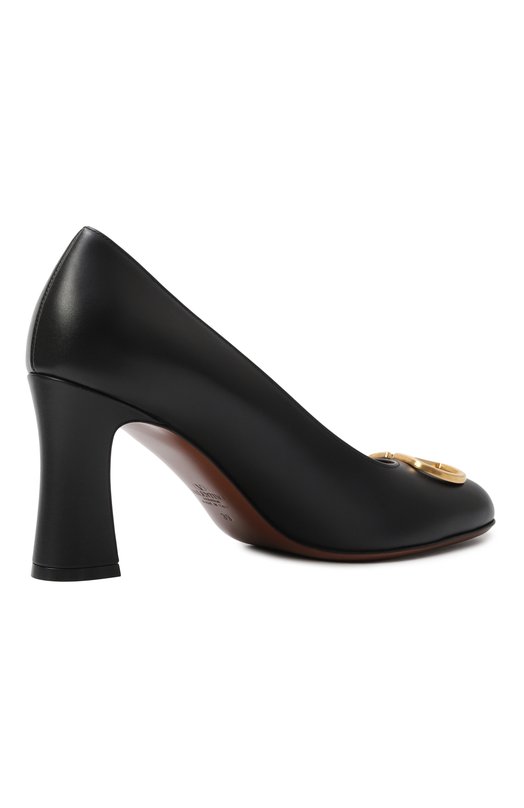 Кожаные туфли Vlogo Valentino 7W2S0MD9/DSH Чёрный  7W2S0MD9/DSH Фото 5