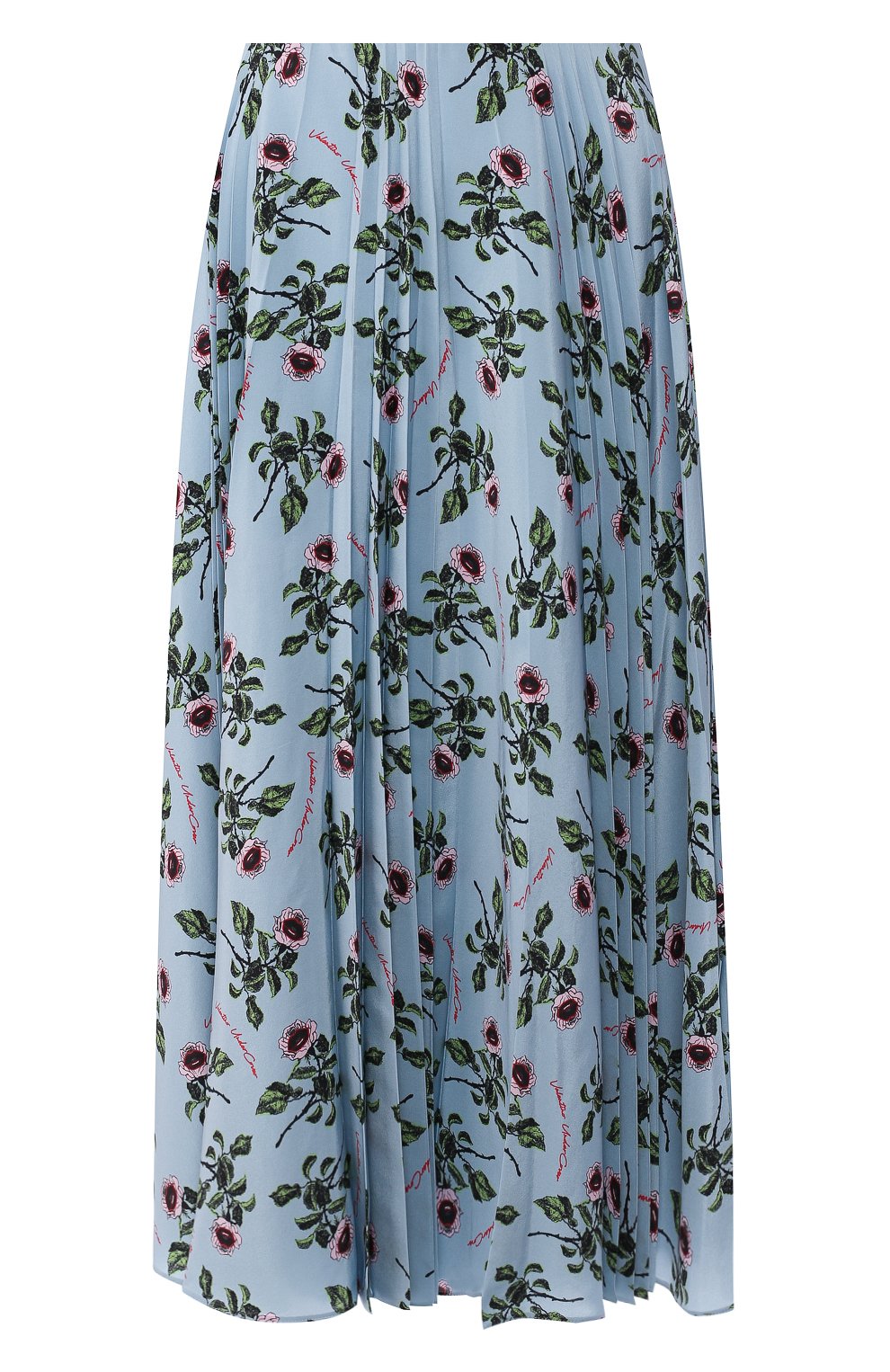 Шелковая юбка VALENTINO голубого цвета по цене 239500 руб., арт. SB0RA5584W5, фото 1 Шелковая юбка VALENTINO, арт. SB0RA5584W5, фото 1