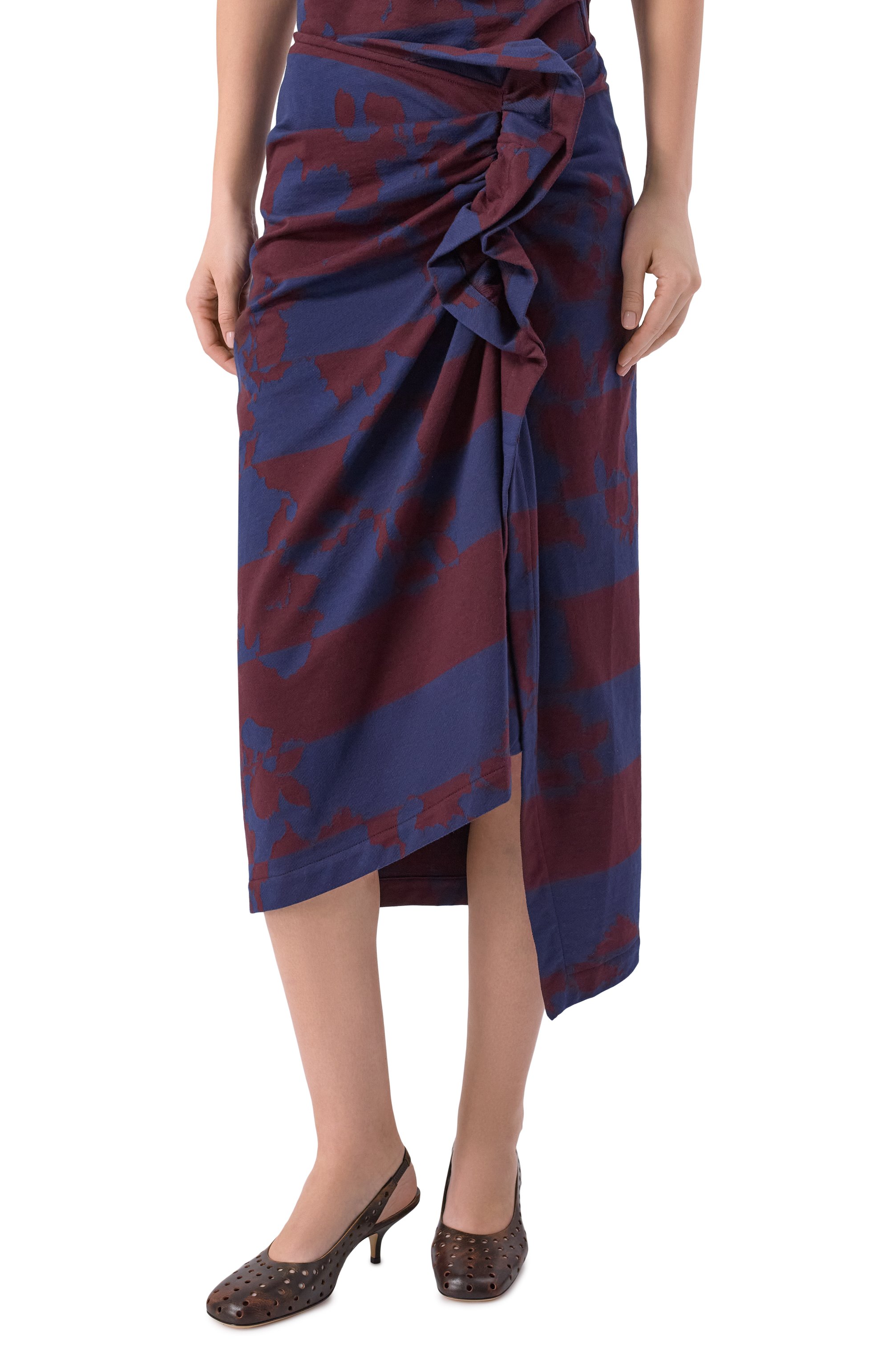 Хлопковая юбка DRIES VAN NOTEN, арт. 131113/3345, фото 3