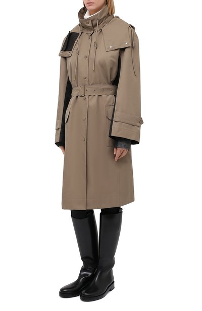 Хлопковый тренч LOW CLASSIC, арт. L0W20FW_CT14KH, фото 3