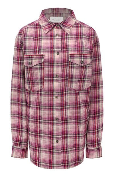 Рубашка из хлопка и льна ISABEL MARANT ETOILE, арт. 23ACH0072FA-A3I07E, фото 1