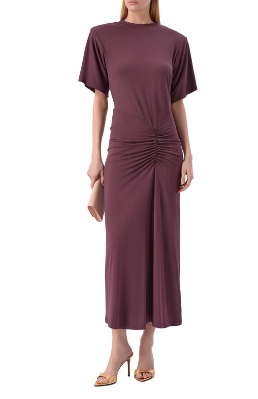 Платье из вискозы The Andamane T190179A/TJV053 Фиолетовый  T190179A/TJV053 Фото 2