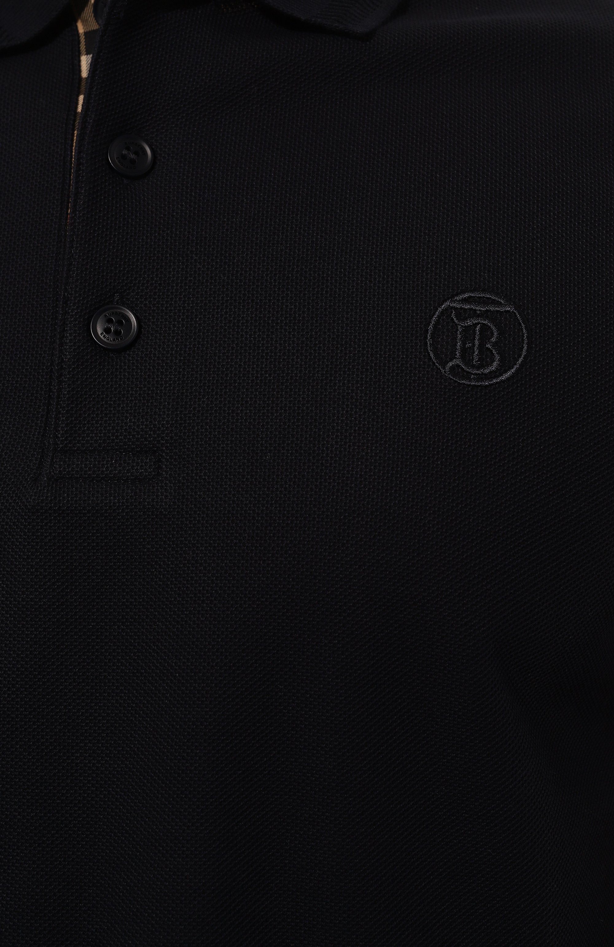 Хлопковое поло BURBERRY, арт. 8055227, фото 5