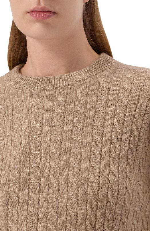 Кашемировый свитер 12 STOREEZ 135337 Бежевый  135337 Фото 5