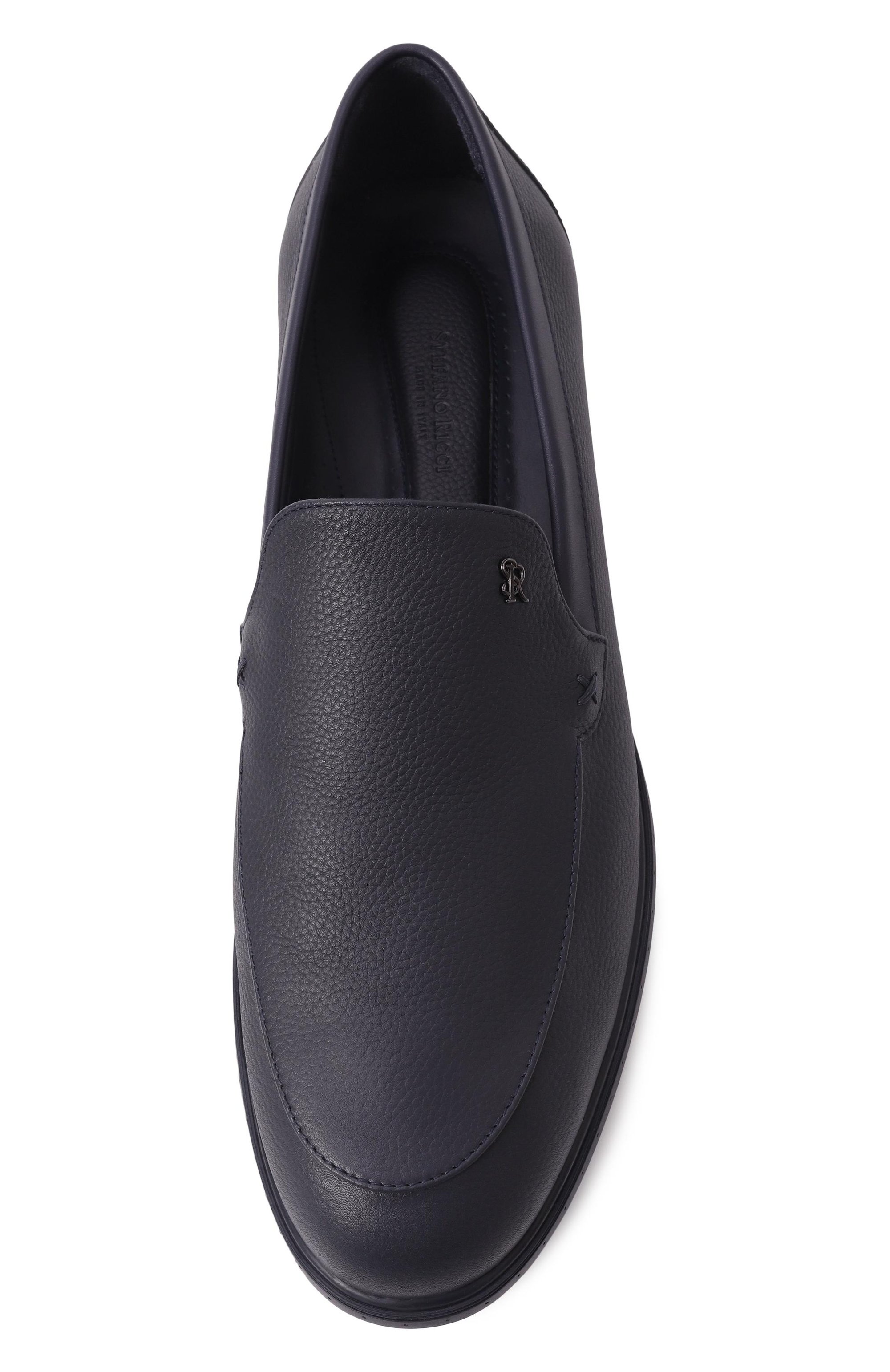 Кожаные лоферы STEFANO RICCI, арт. UC64_G2344/MRWY, фото 6