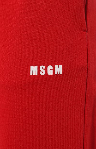 Хлопковые джоггеры MSGM, арт. 3541MDP500/237799, фото 5