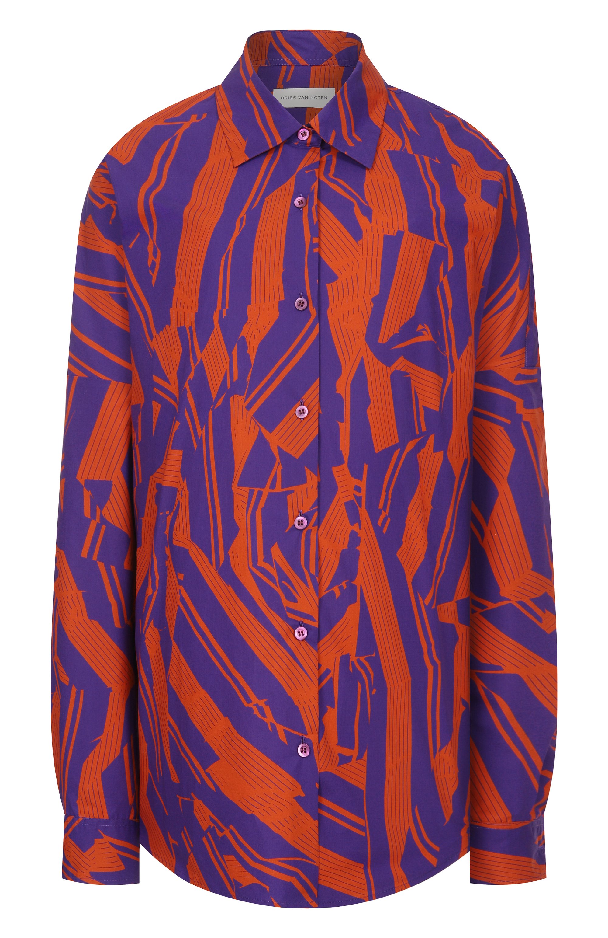 Хлопковая рубашка DRIES VAN NOTEN, арт. 130700/3003, фото 1