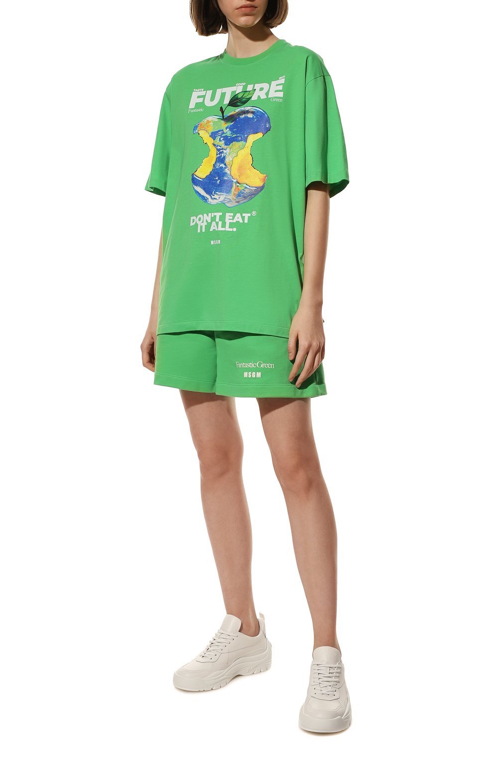 Хлопковая футболка MSGM, арт. 3241MDM194 227288, фото 2