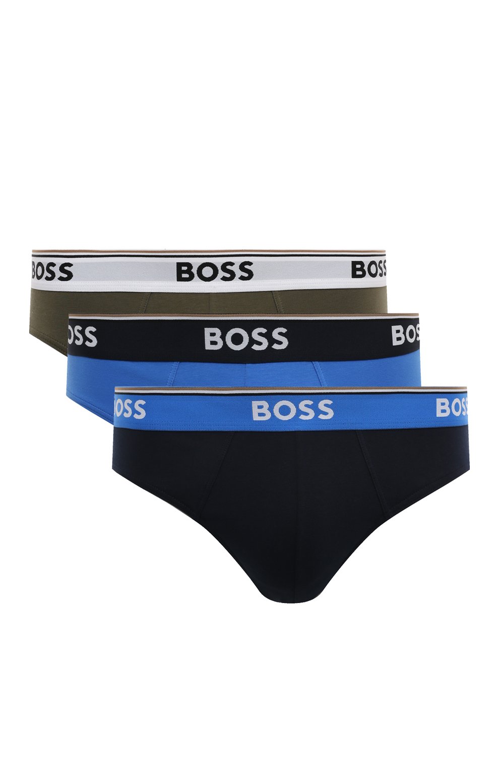Комплект из трех брифов BOSS синего цвета по цене 4800 руб., арт. 50495435, фото 1 Комплект из трех брифов BOSS, арт. 50495435, фото 1