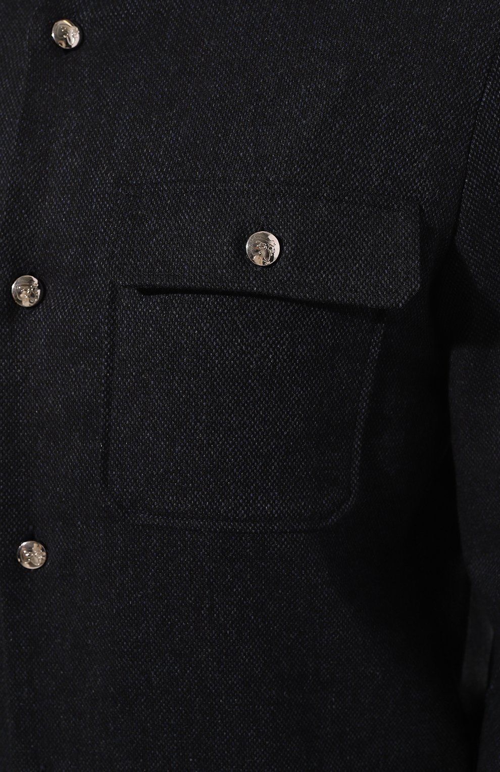 Куртка-рубашка из шерсти и кашемира MARCO PESCAROLO, арт. 0VER/4834, фото 5