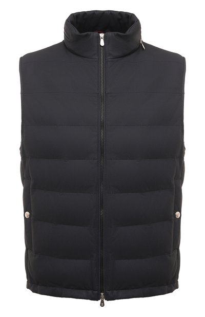 Мужской кожаный жилет BRUNELLO CUCINELLI, арт. MPJER1924