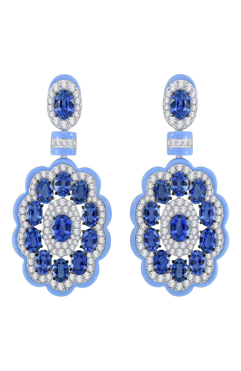 Серьги SUTRA JEWELS, арт. SJE3382 BSAPH, фото 1