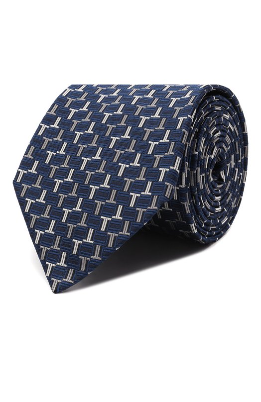 Шелковый галстук Lanvin 3203/TIE Синий 3203/TIE