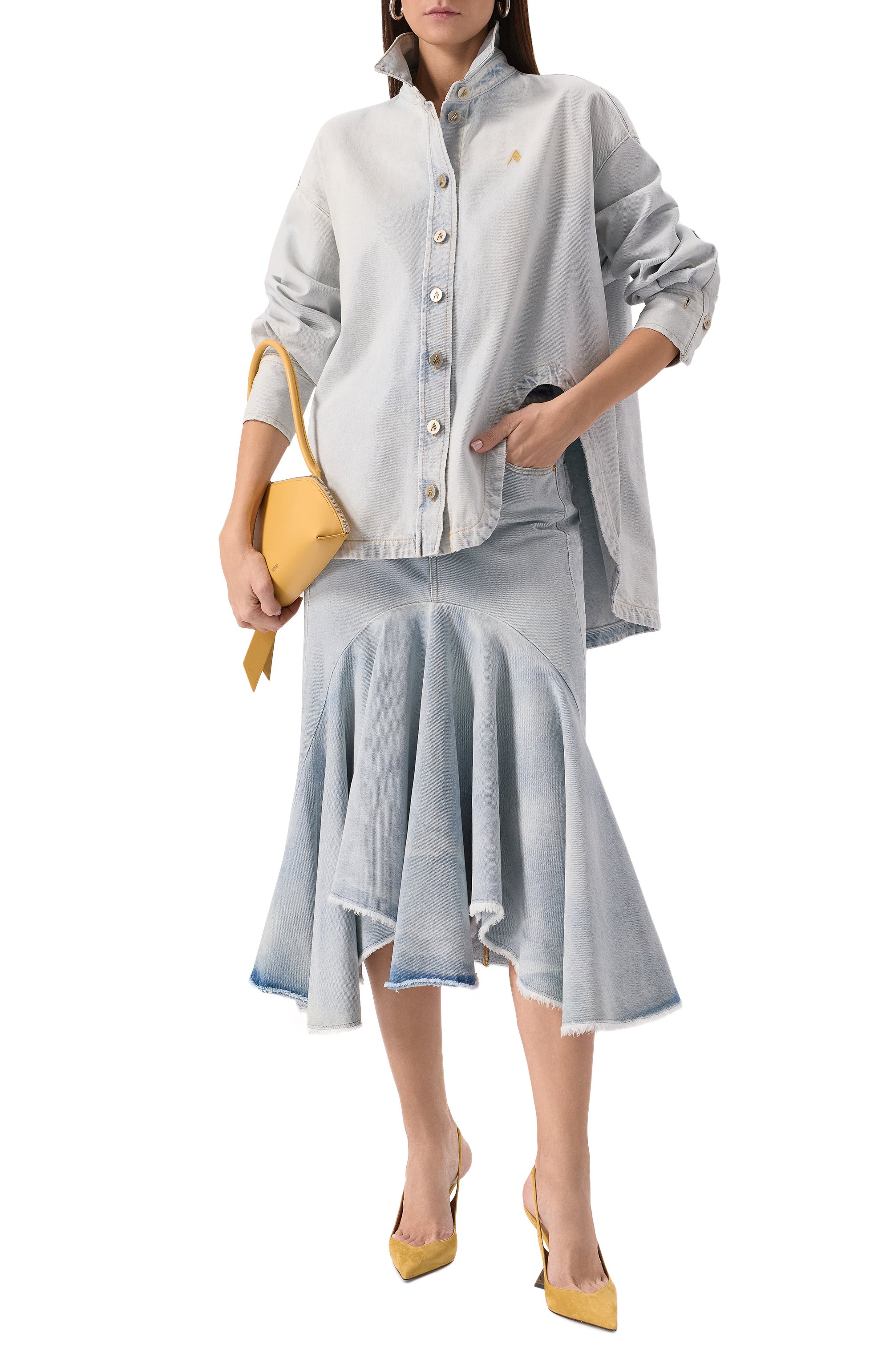 Джинсовая рубашка THE ATTICO, арт. 250WCB00068/DDD085SS, фото 2