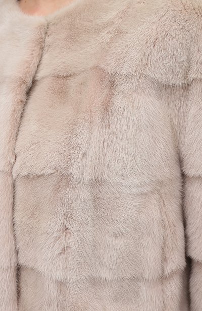 Шуба из меха норки YVES SALOMON, арт. 6EYV27941VMLX, фото 5