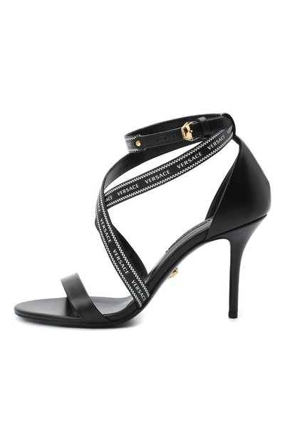 Кожаные босоножки VERSACE, арт. DST484M/D5VTR, фото 3