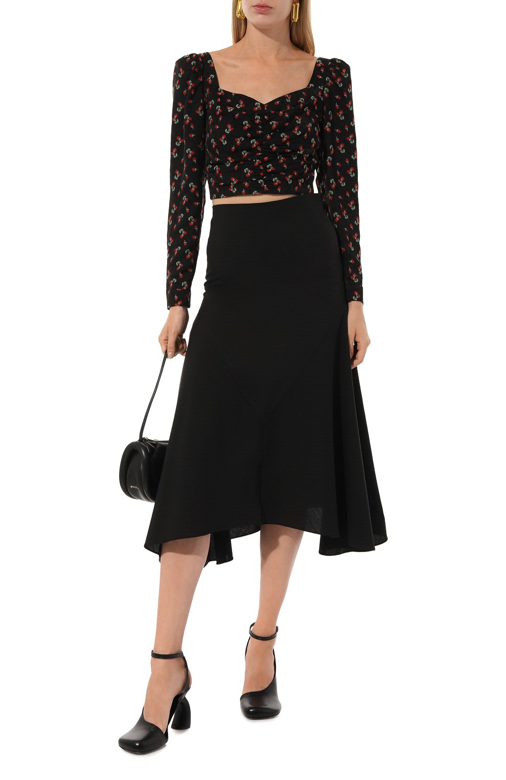 Топ из шелка и вискозы MASTERPEACE черного цвета по цене 27500 руб., арт. MP-JL-23-23, фото 2 Топ из шелка и вискозы MASTERPEACE, арт. MP-JL-23-23, фото 2