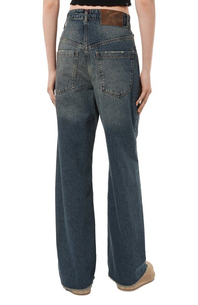 Джинсы LESYANEBO тёмно-голубого цвета по цене 18600 руб., арт. SS23/DENIMT002, фото 4 Джинсы LESYANEBO, арт. SS23/DENIMT002, фото 4