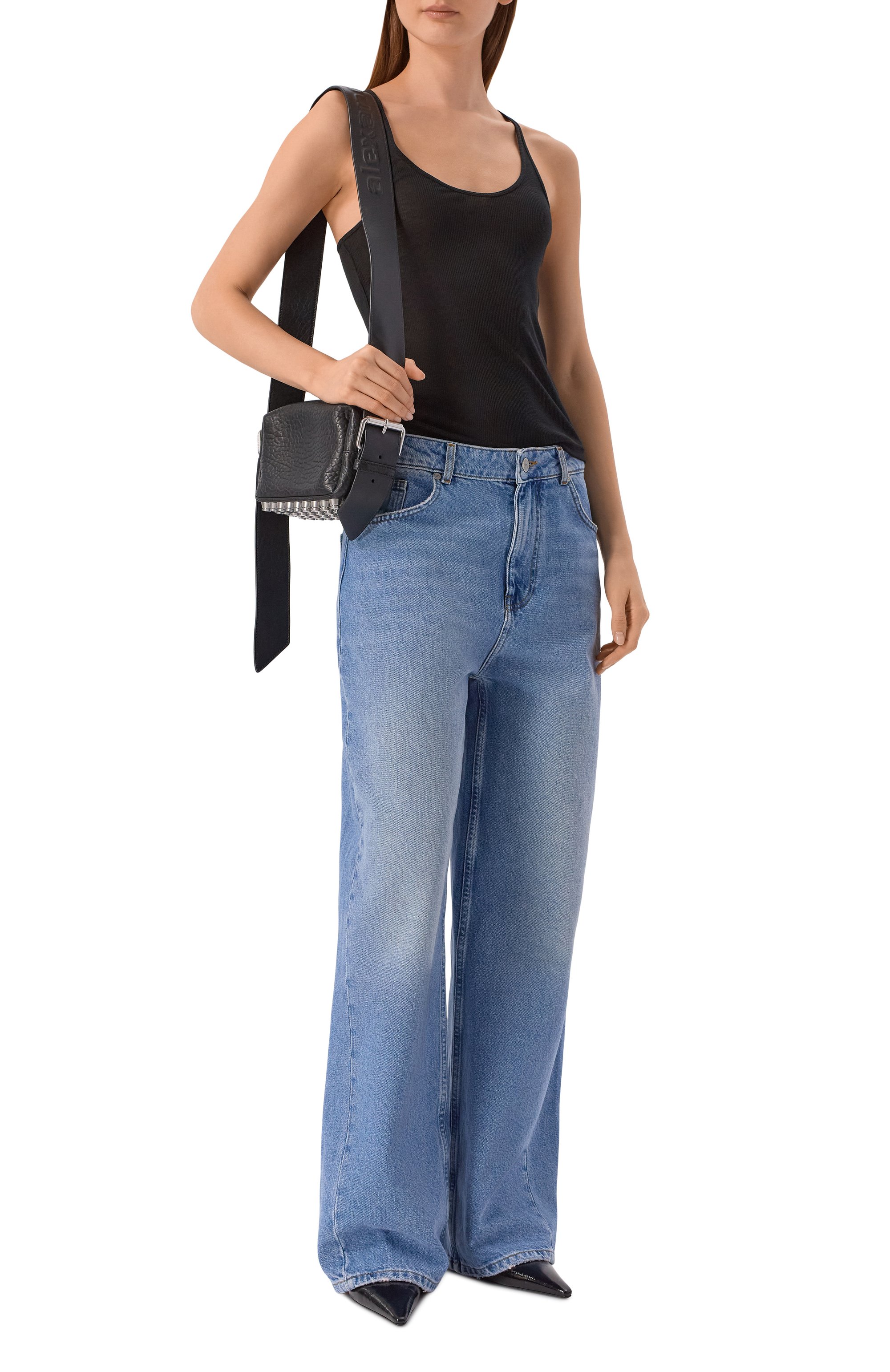 Майка 495 denim x ksenia shipilova 495 DENIM, арт. 49525/TSHW87BL, фото 2