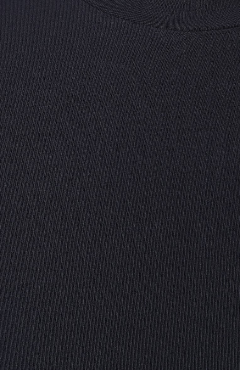 Мужская хлопковый лонгслив CORNELIANI темно-синего цвета, арт. 25G591-2525028 | Фото 6 (Длина (для топов): Стандартные; Материал внешний: Хлопок; Рукава: Длинные; Стили: Кэжуэл; Принт: Без принта; Мужское Кросс-КТ: Футболка-одежда)