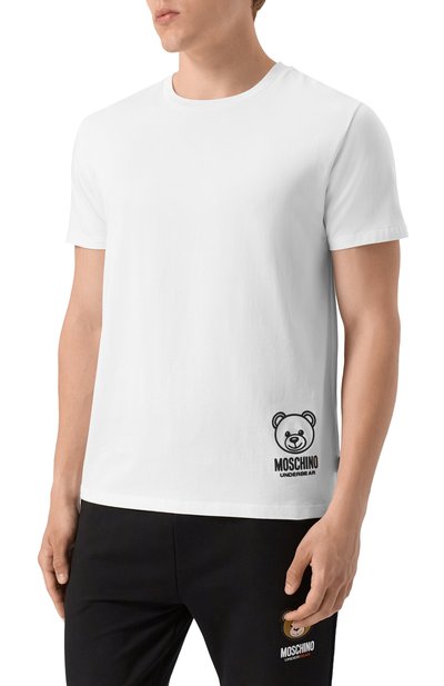Хлопковая футболка MOSCHINO, арт. A0703/4406, фото 3