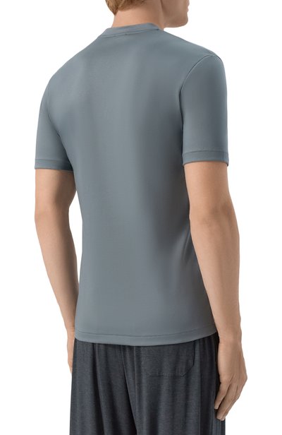 Хлопковая футболка ZIMMERLI серого цвета по цене 21750 руб., арт. 286-1447, фото 4 Хлопковая футболка ZIMMERLI, арт. 286-1447, фото 4