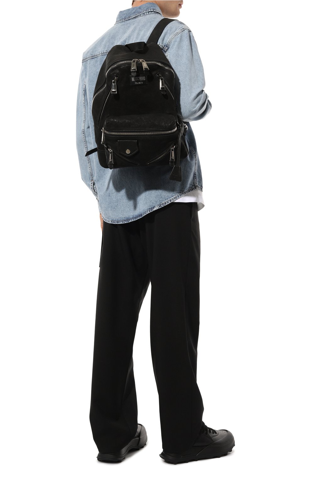 Замшевый рюкзак MOSCHINO, арт. A7604/8015, фото 7