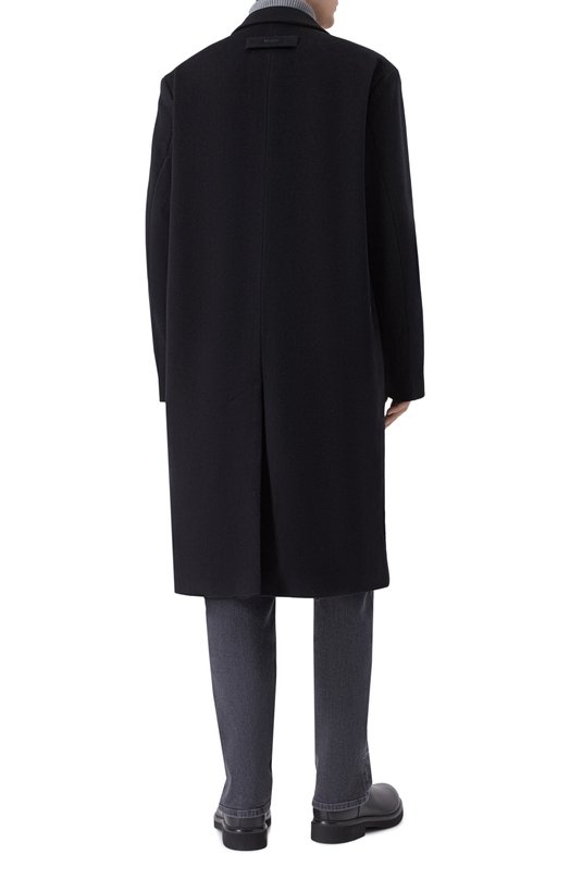 Шерстяное пальто HUGO 50549287 Чёрный  50549287 Фото 4