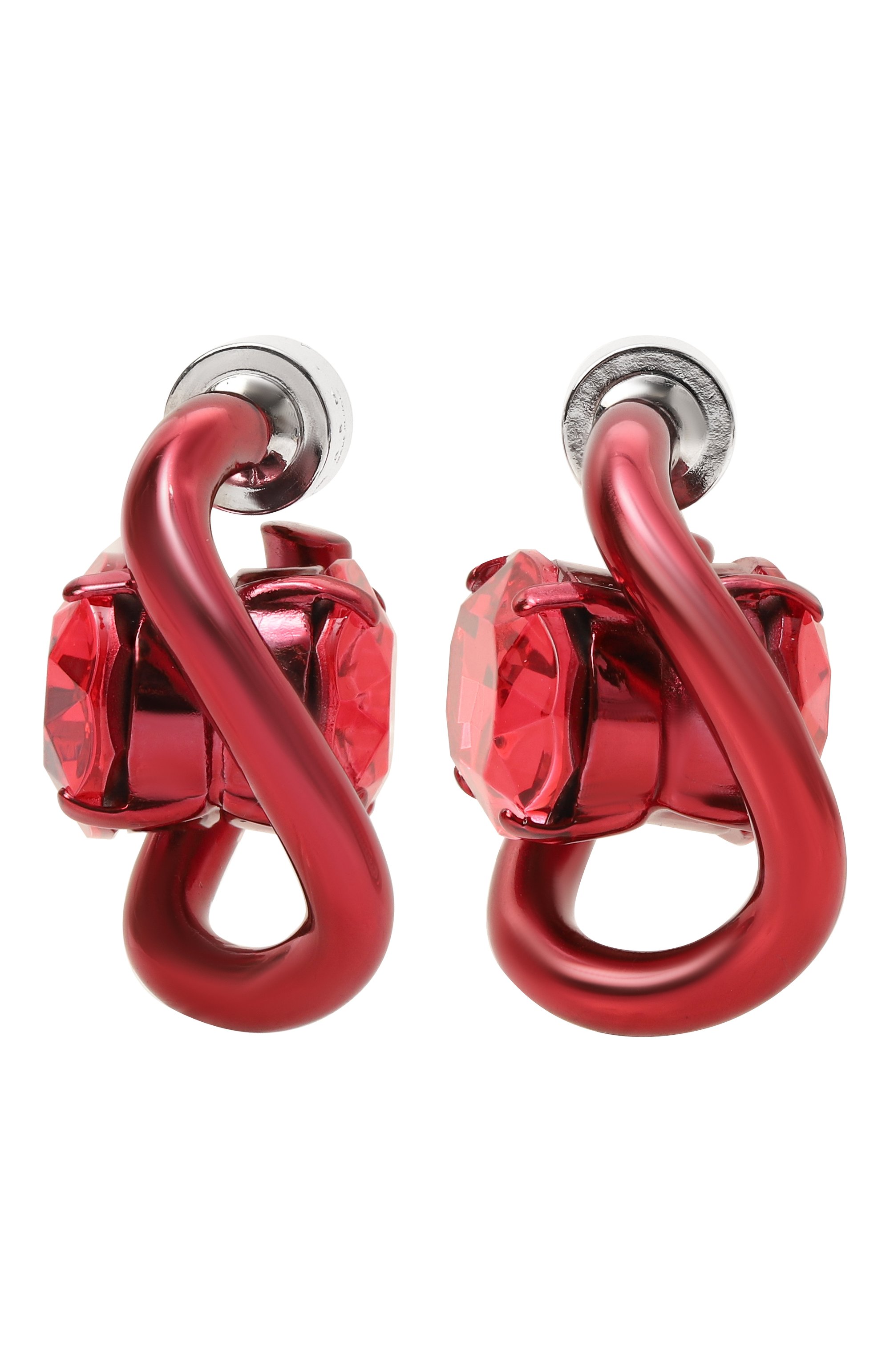Серьги MARNI красного цвета по цене 41150 руб., арт. 0RMV0448N3 P6527, фото 1 Серьги MARNI, арт. 0RMV0448N3 P6527, фото 1