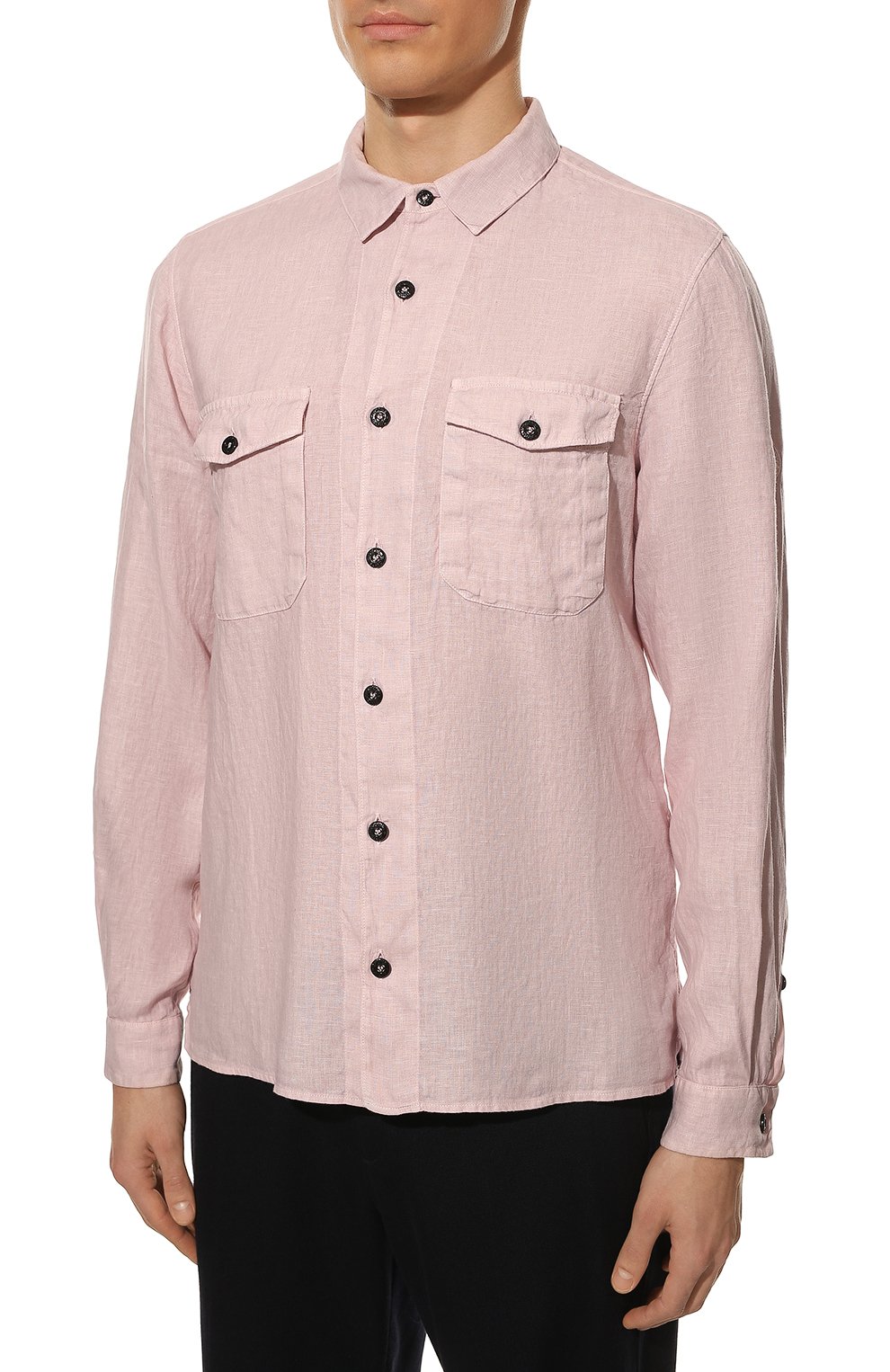 Льняная рубашка STONE ISLAND, арт. 761512001, фото 3