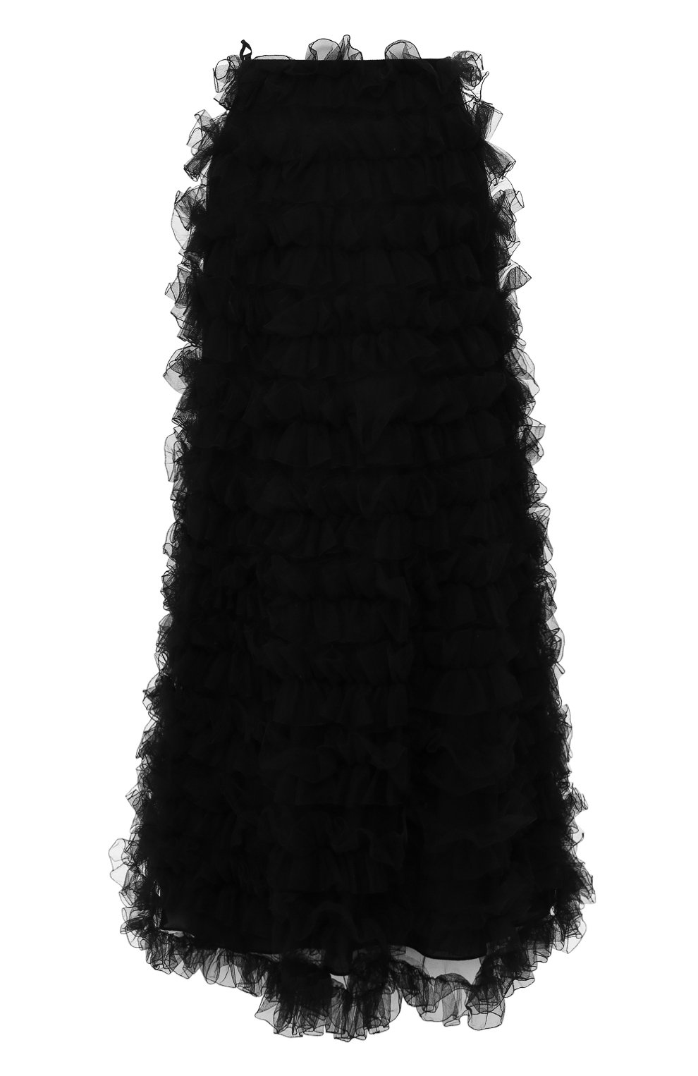 Юбка VALENTINO черного цвета по цене 545500 руб., арт. SB3RA5354N8, фото 1 Юбка VALENTINO, арт. SB3RA5354N8, фото 1