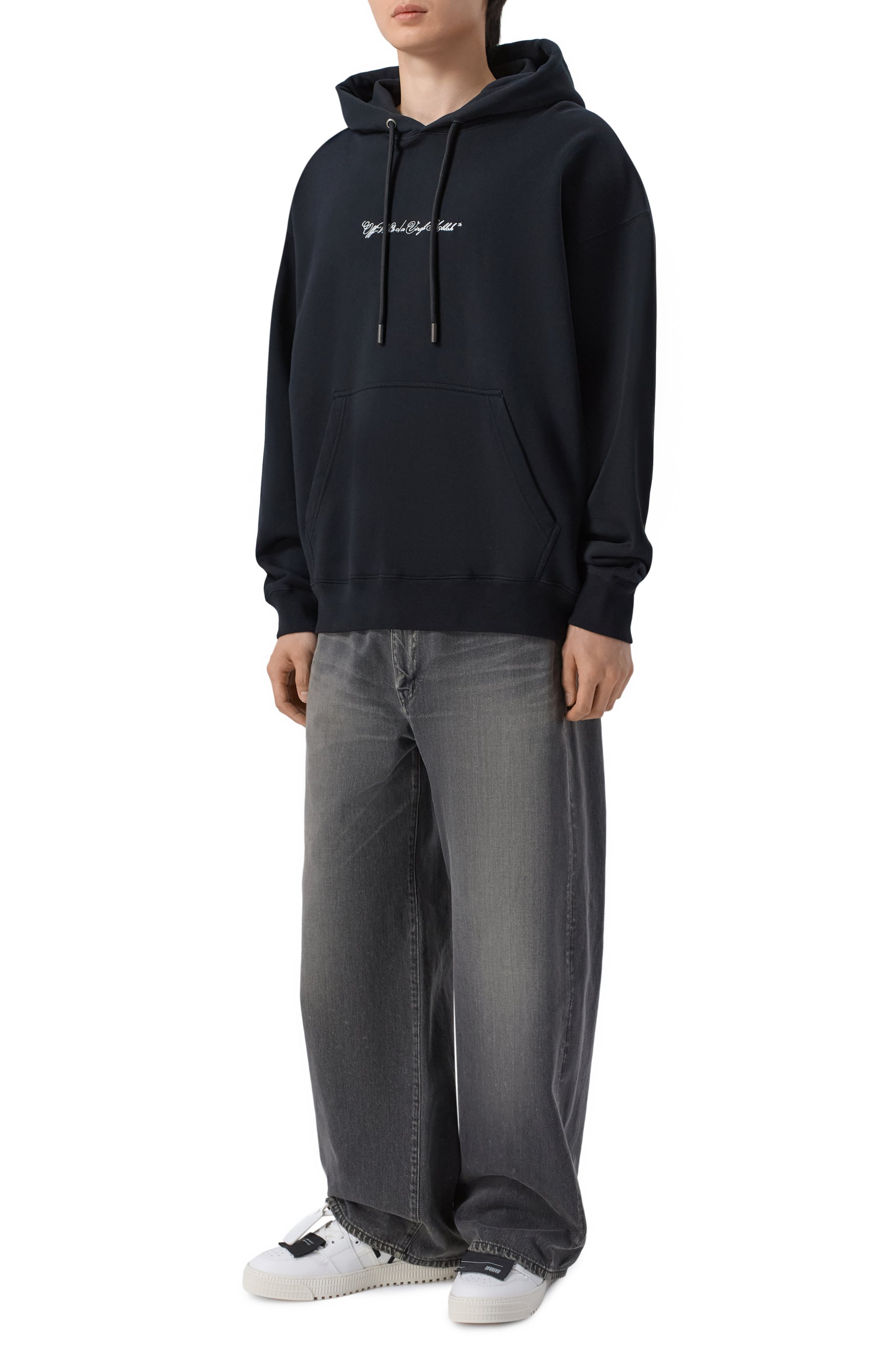 Хлопковое худи OFF-WHITE, арт. 0MBB085S26FLE004, фото 2