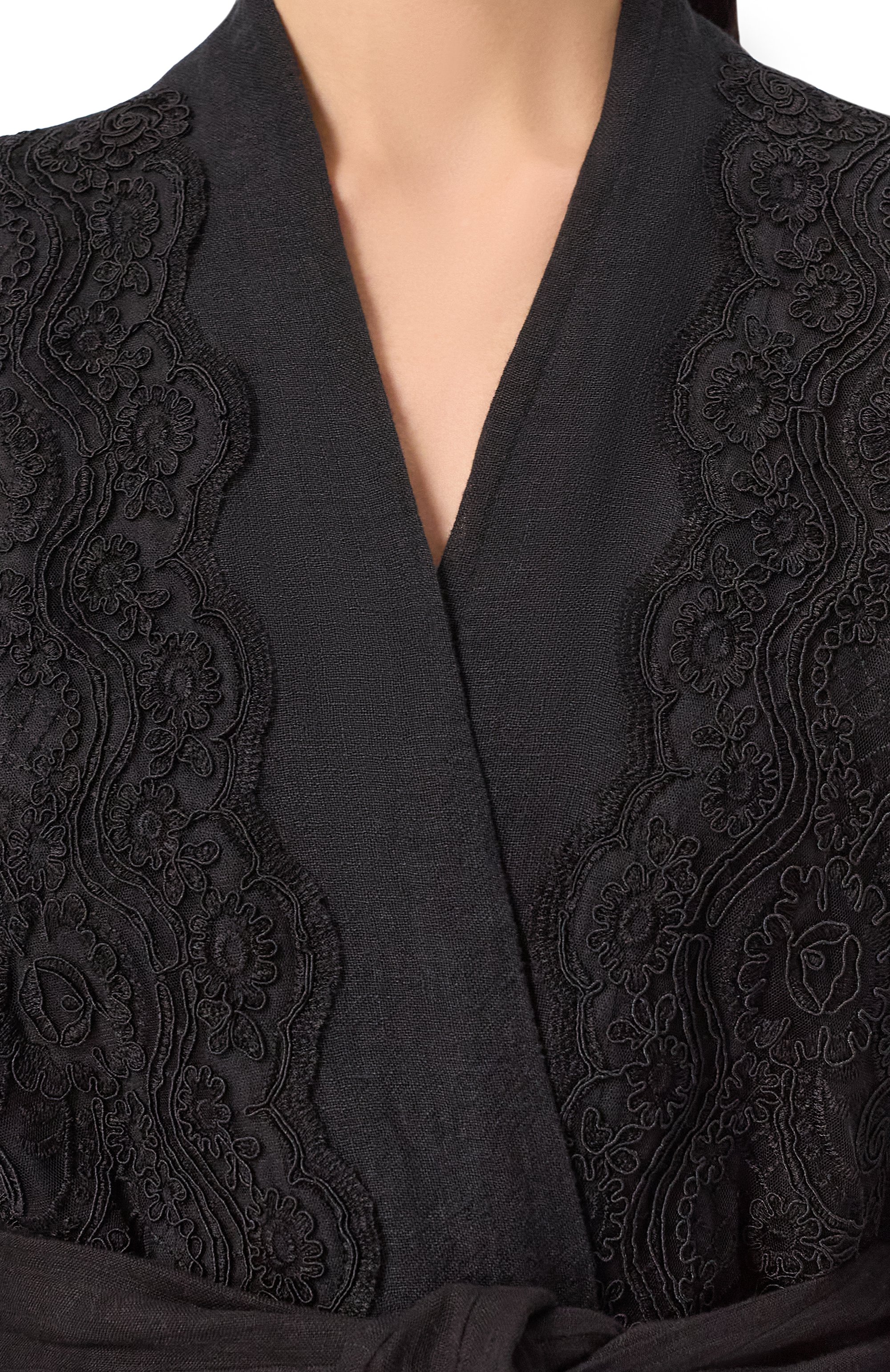 Кимоно изо льна и вискозы MAURIZIO, арт. W07112179, фото 5