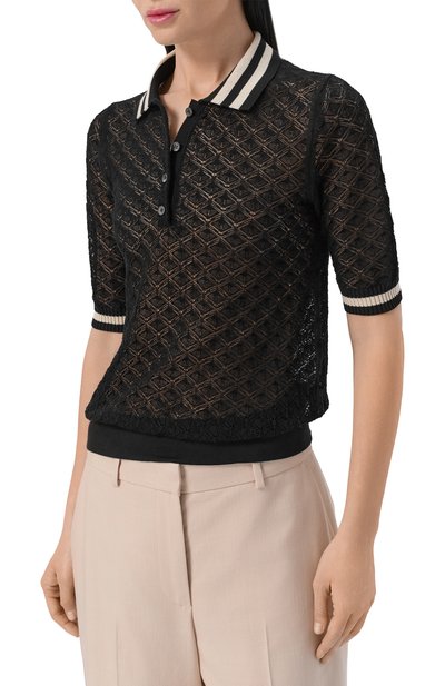 Хлопковое поло LORENA ANTONIAZZI, арт. E26110VM44A/1329, фото 3