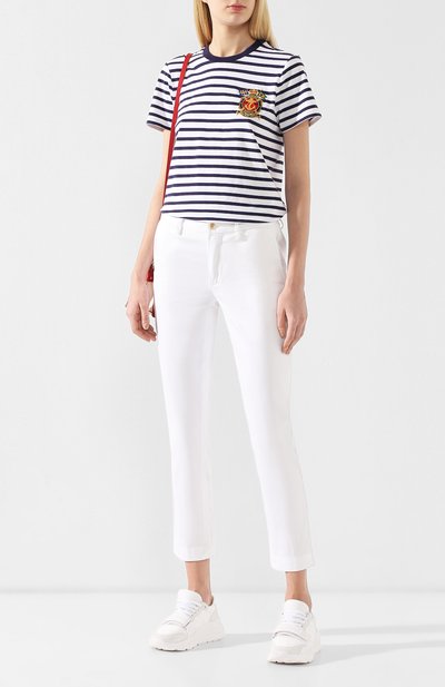 Хлопковая футболка POLO RALPH LAUREN белого цвета по цене 5880 руб., арт. 211732284, фото 2 Хлопковая футболка POLO RALPH LAUREN, арт. 211732284, фото 2