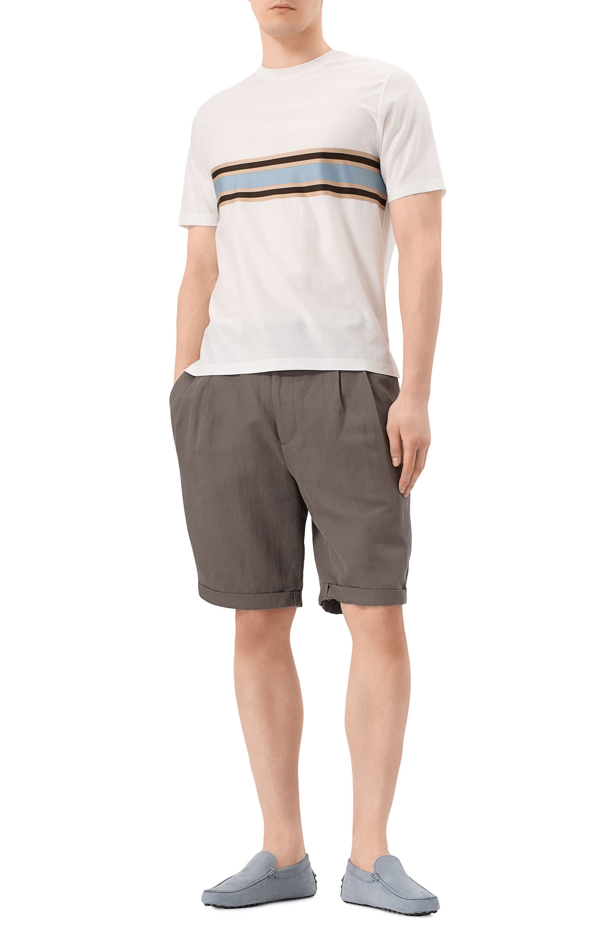 Мокасины gommino из нубука TOD’S, арт. XXM64C00040/6RN, фото 2