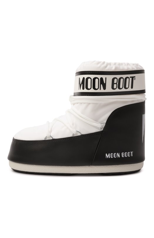 Текстильные полусапоги Icon Low Moon Boot 80D1409340 Чёрно-белый  80D1409340 Фото 4