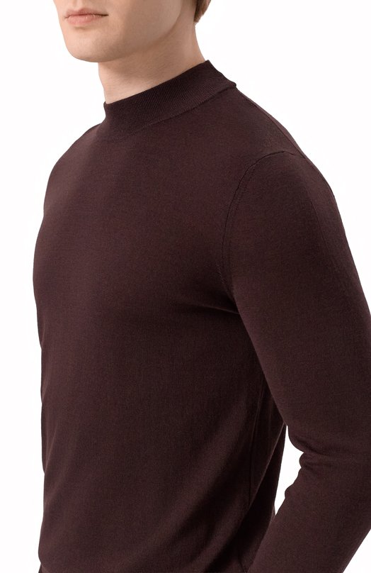 Шерстяной джемпер Andrea Campagna M5625-6687 Коричневый  M5625-6687 Фото 5