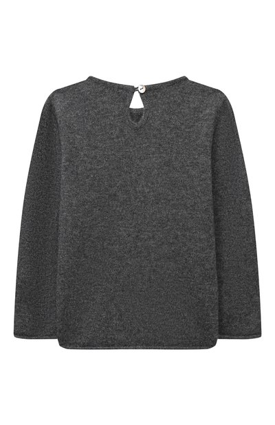 Кашемировый пуловер OSCAR ET VALENTINE темно-серого цвета по цене 21000 руб., арт. W23PUL01PM, фото 2 Кашемировый пуловер OSCAR ET VALENTINE, арт. W23PUL01PM, фото 2