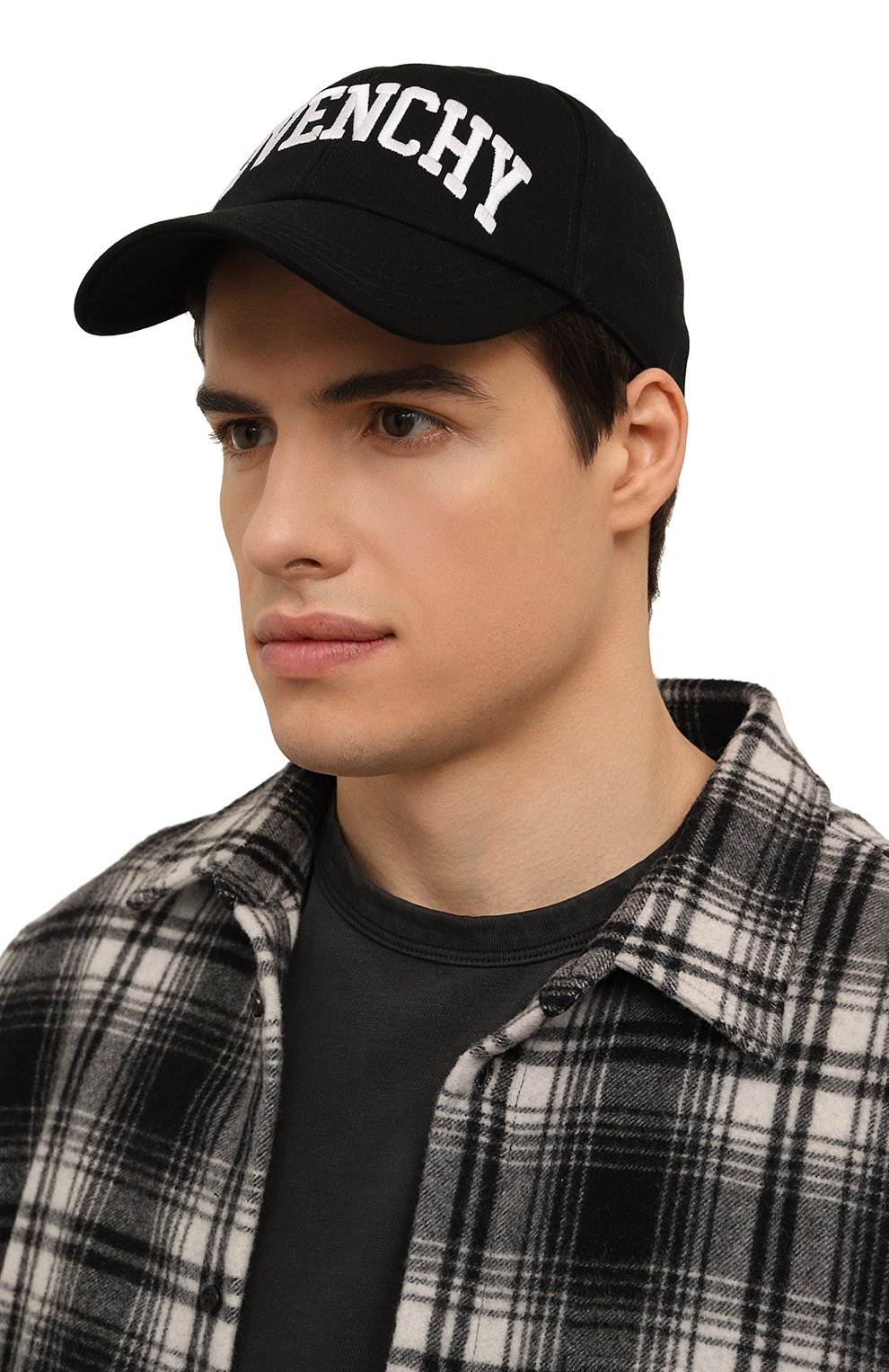 Хлопковая бейсболка GIVENCHY черного цвета по цене 51300 руб., арт. BPZ022P0PU, фото 2 Хлопковая бейсболка GIVENCHY, арт. BPZ022P0PU, фото 2