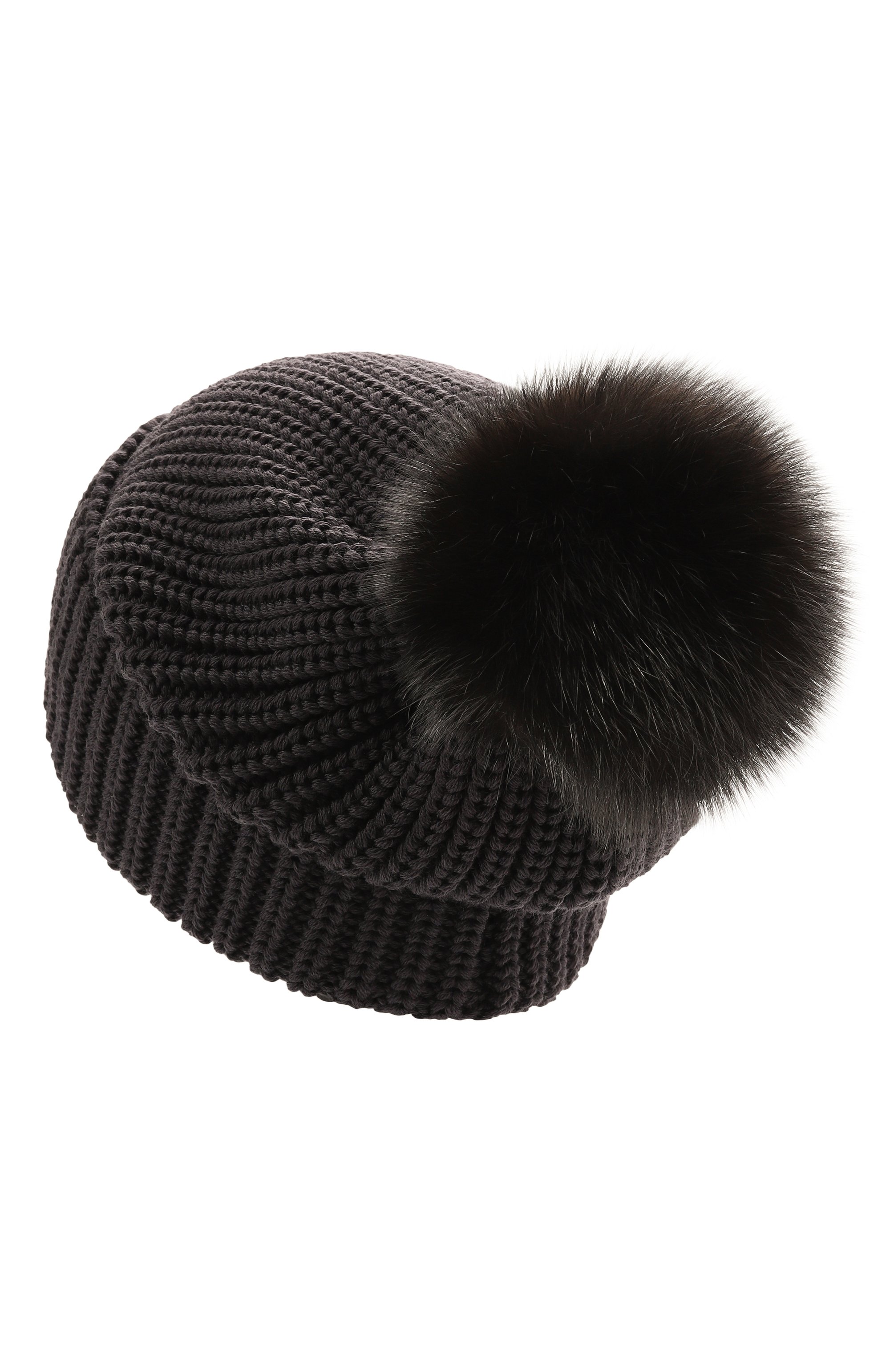 Шерстяная шапка с отделкой из соболя BLACK SABLE, арт. BS-47CC10, фото 3