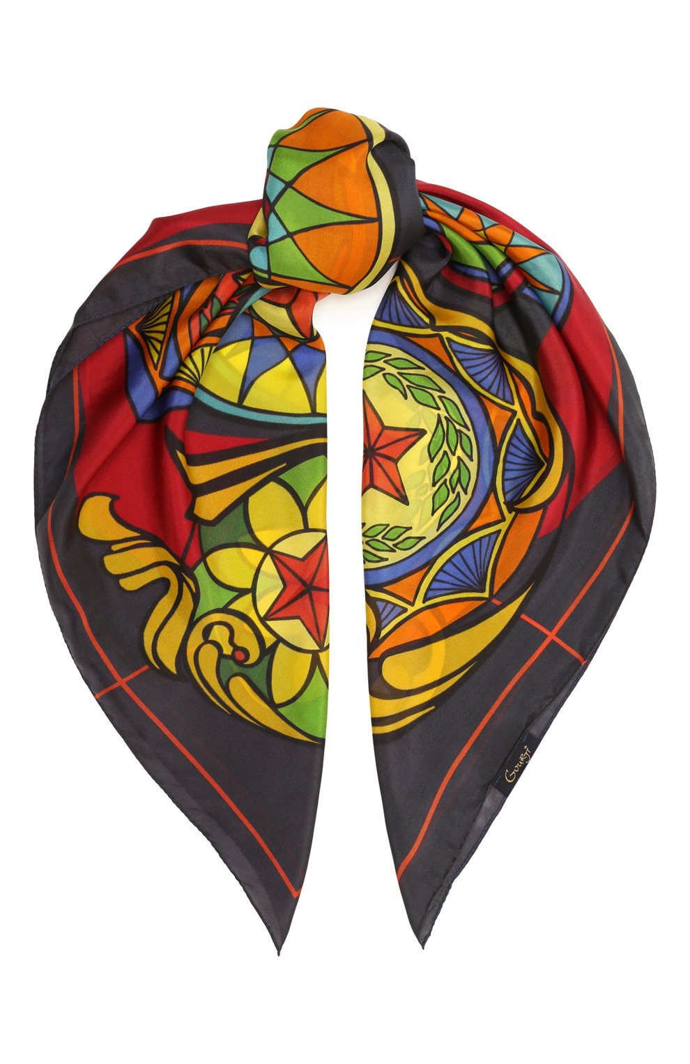 Шелковый платок витражи GOURJI, арт. T27VITR7RRD/1, фото 1