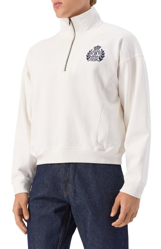 Хлопковый анорак Sporty and Rich ST073620241WH01 Белый  ST073620241WH01 Фото 3