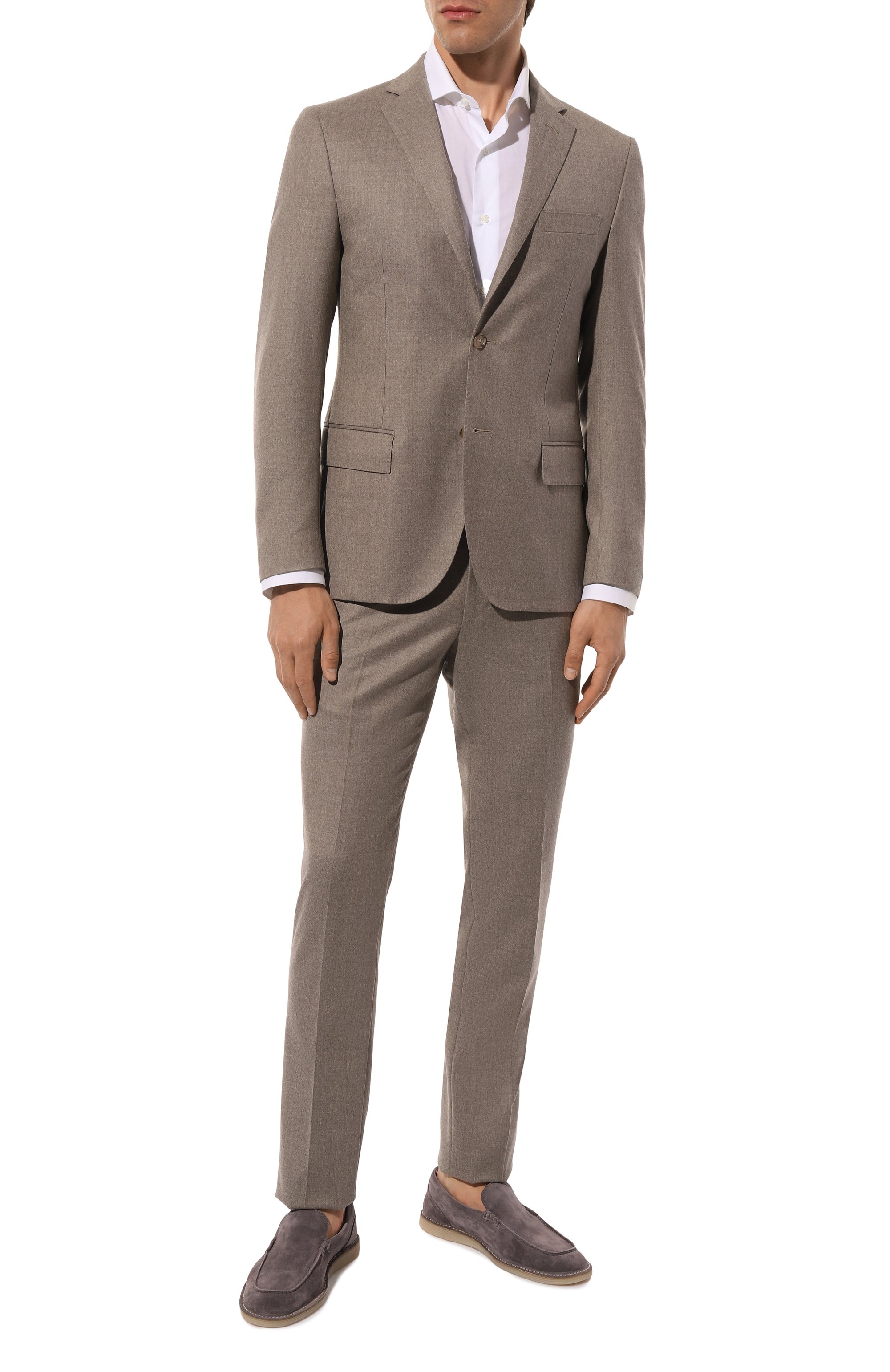 Замшевые лоферы new florio ideal DOLCE & GABBANA серого цвета по цене 89950 руб., арт. A50593/AS707, фото 2 Замшевые лоферы new florio ideal DOLCE & GABBANA, арт. A50593/AS707, фото 2