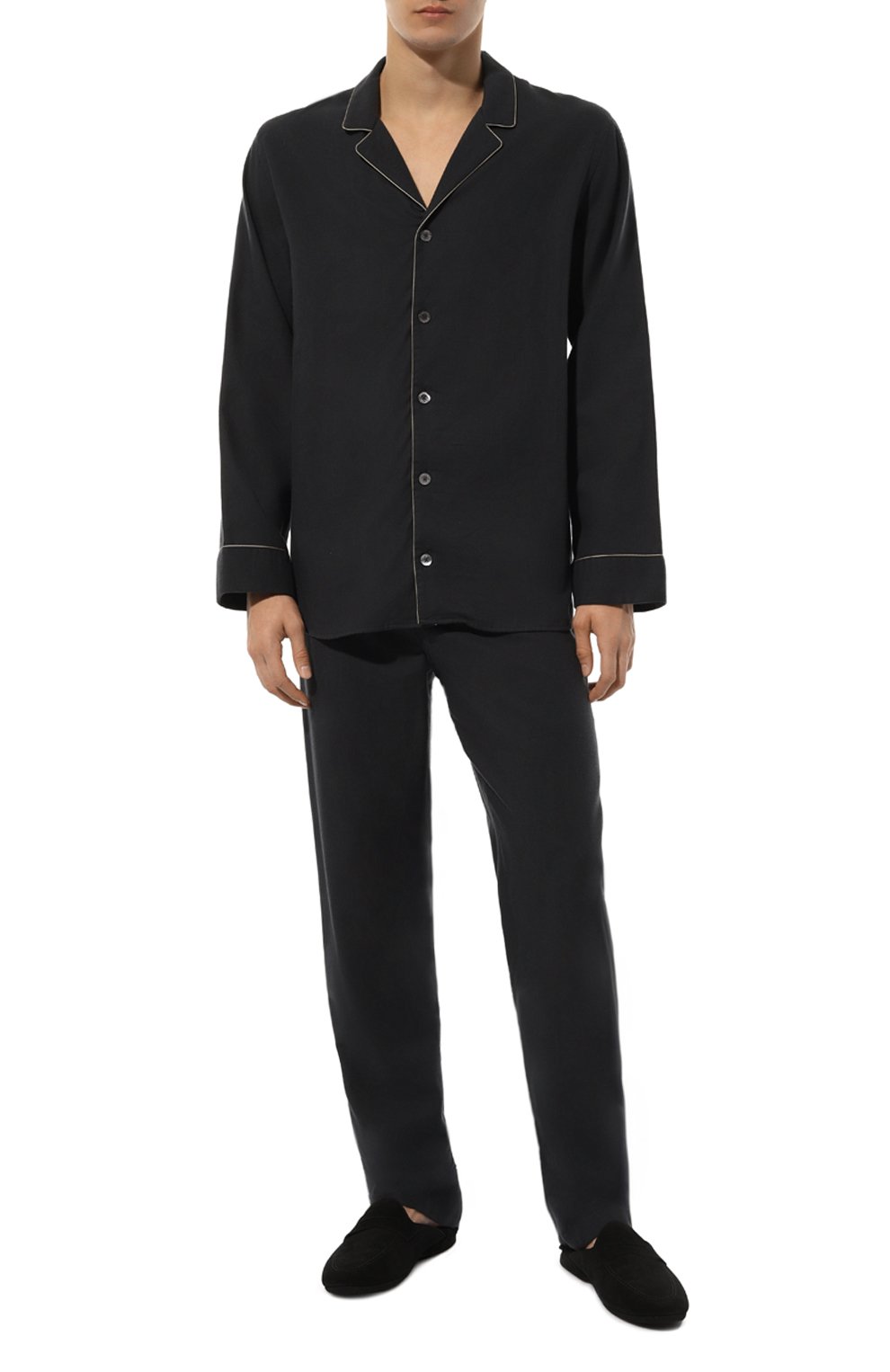 Пижама из хлопка и шерсти ZIMMERLI, арт. 4600-21001, фото 2