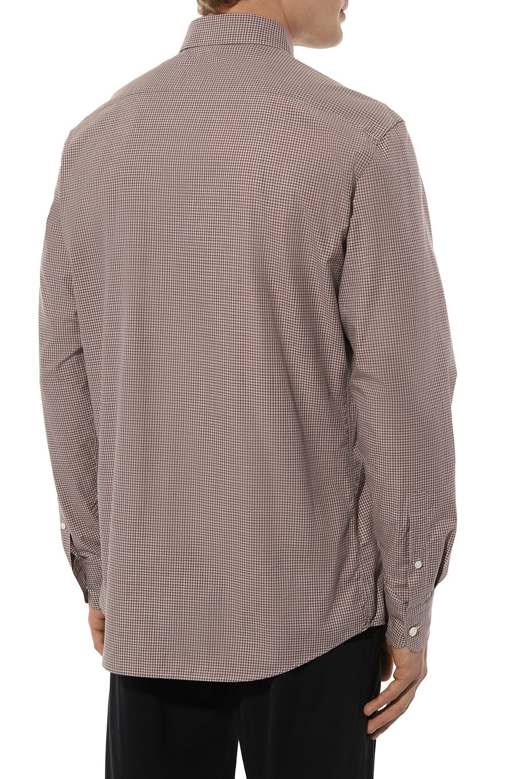 Хлопковая рубашка ZEGNA, арт. UCX01A6/SRF5, фото 4