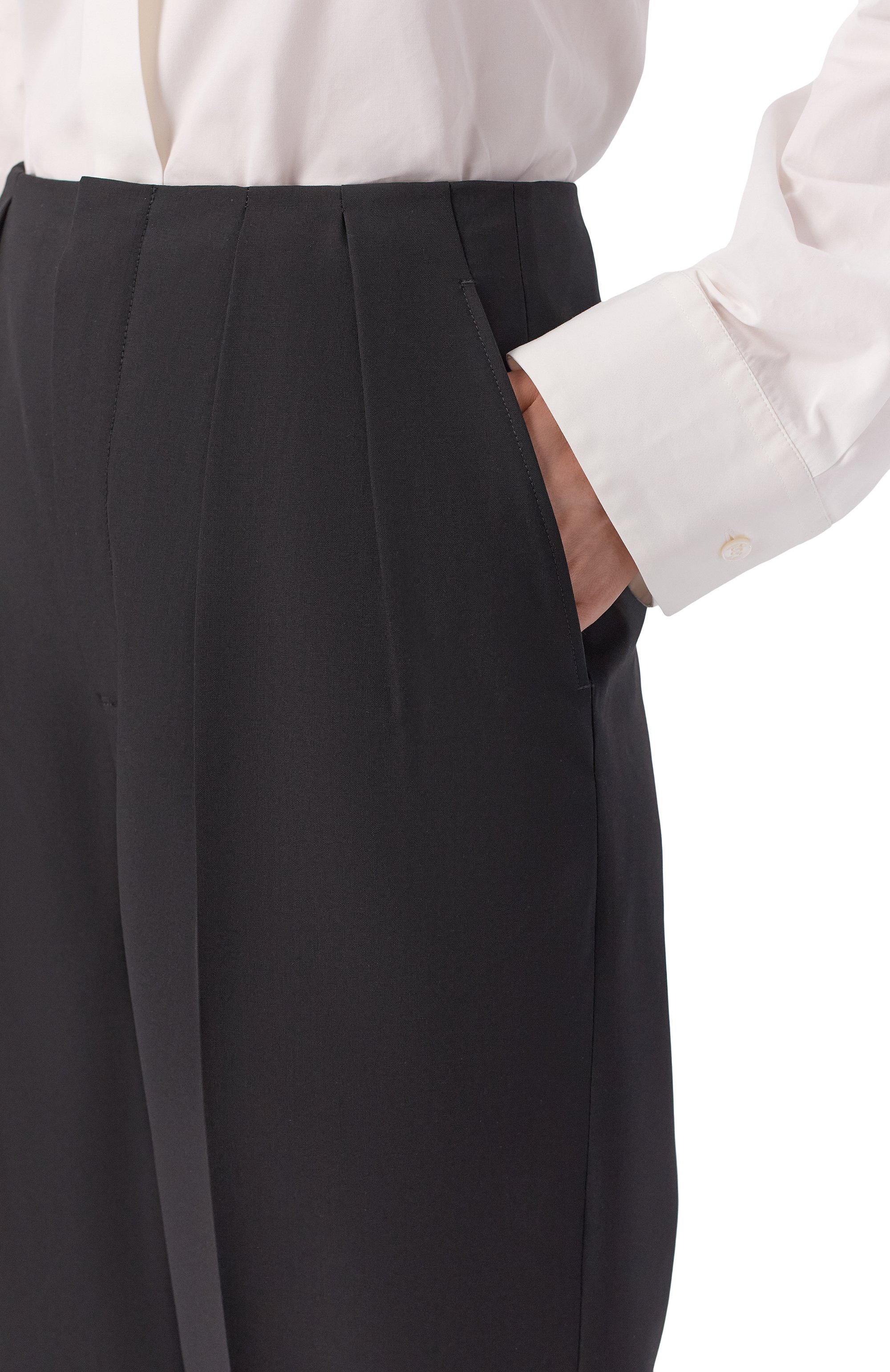 Шерстяные брюки JIL SANDER, арт. J02KA0407/J40249, фото 5